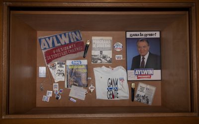 Objetos y publicaciones de la campaña presidencial de 1989